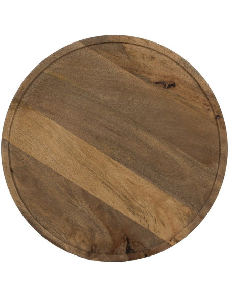 Sellette gigogne conique Ronde en Bois de manguier Miel Yarino (Lot de 3) - 8