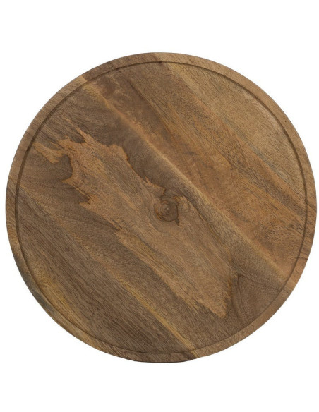 Sellette gigogne conique Ronde en Bois de manguier Miel Yarino (Lot de 3) - 9