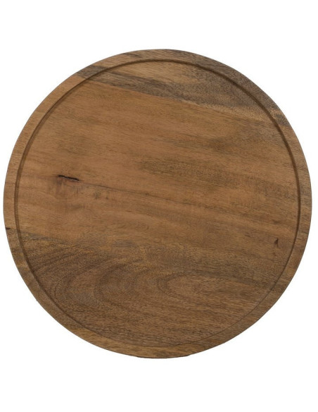 Sellette gigogne conique Ronde en Bois de manguier Miel Yarino (Lot de 3) - 10