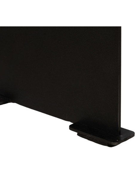 Grande Table basse industrielle chic Rectangulaire 150 cm en Bois de manguier Naturel Métal Noir Benilo - 6