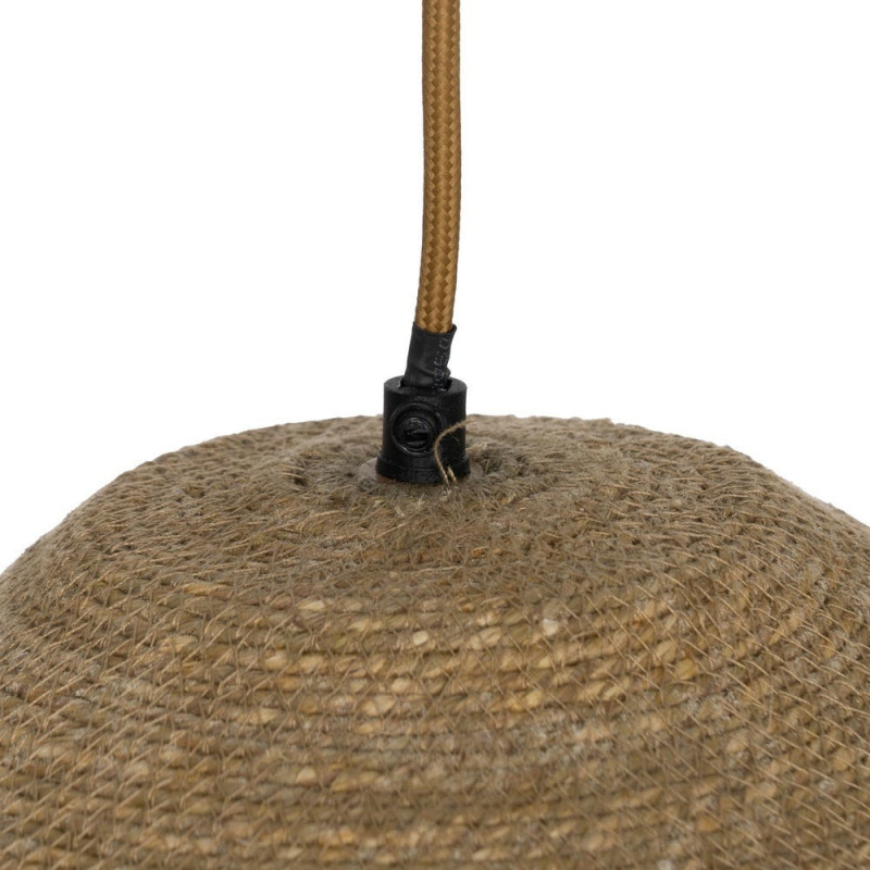 Suspension bohème chic Diamètre 60 cm en Fibre Naturel Avec franges Yalvio - 6