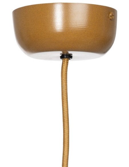 Suspension bohème chic Diamètre 60 cm en Fibre Naturel Avec franges Yalvio - 7