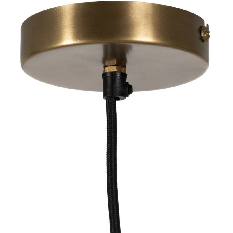 Grande Suspensions Bohème Fleur Diamètre 82 cm en Fibre Tressé Bois Naturel Marnel - 7