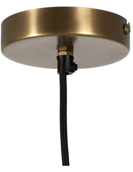 Grande Suspensions Bohème Fleur Diamètre 82 cm en Fibre Tressé Bois Naturel Marnel - 7