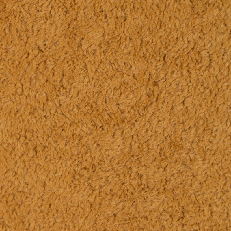 Fauteuil lounge moderne rond Tissu Jaune moutarde Bois de pin Contreplaqué Norilo - 10