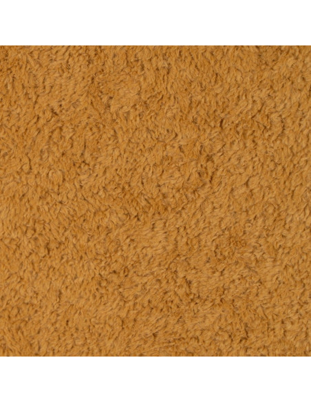 Fauteuil lounge moderne rond Tissu Jaune moutarde Bois de pin Contreplaqué Norilo - 10