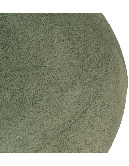Fauteuil lounge moderne rond Tissu Vert Bois de pin Contreplaqué Norilo - 9