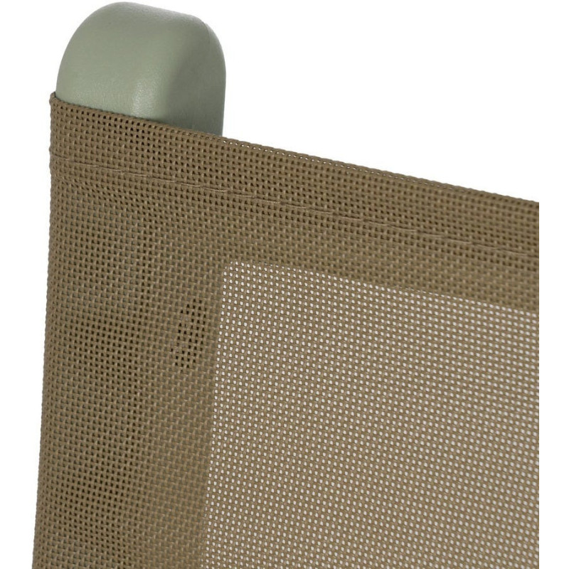 Chaise de jardin pliante moderne Polypropylène Textilène Vert Jalira (Lot de 4) - 8