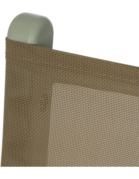 Chaise de jardin pliante moderne Polypropylène Textilène Vert Jalira (Lot de 4) - 8