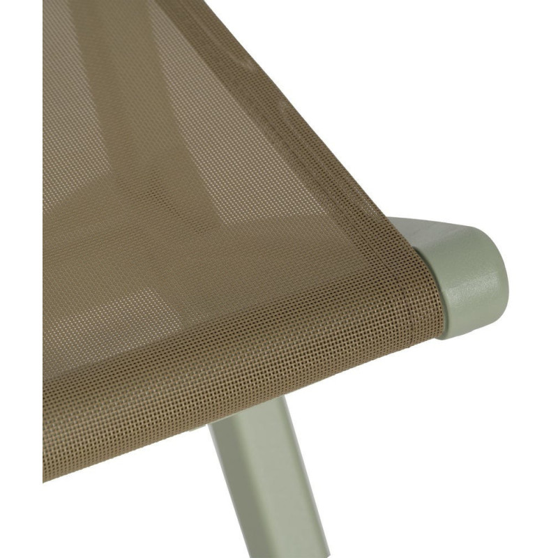 Chaise de jardin pliante moderne Polypropylène Textilène Vert Jalira (Lot de 4) - 9