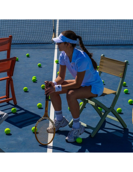 Chaise de jardin pliante moderne Polypropylène Textilène Vert Jalira (Lot de 4) - 2