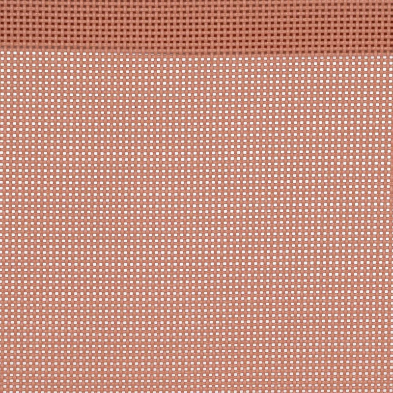 Chaise de jardin pliante moderne Polypropylène Textilène Terracotta Jalira (Lot de 4) - 11