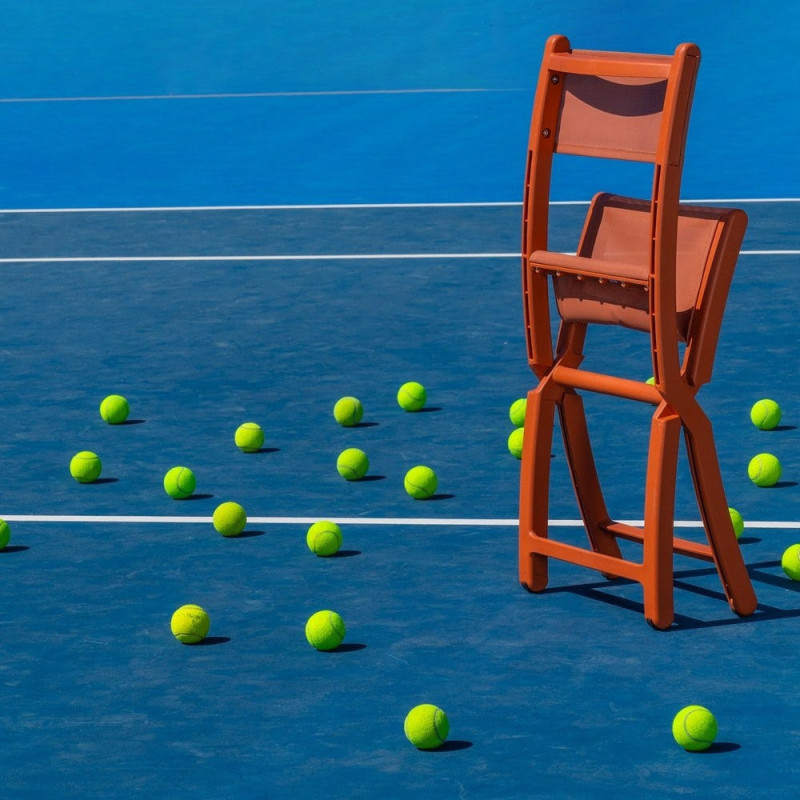 Chaise de jardin pliante moderne Polypropylène Textilène Terracotta Jalira (Lot de 4) - 2