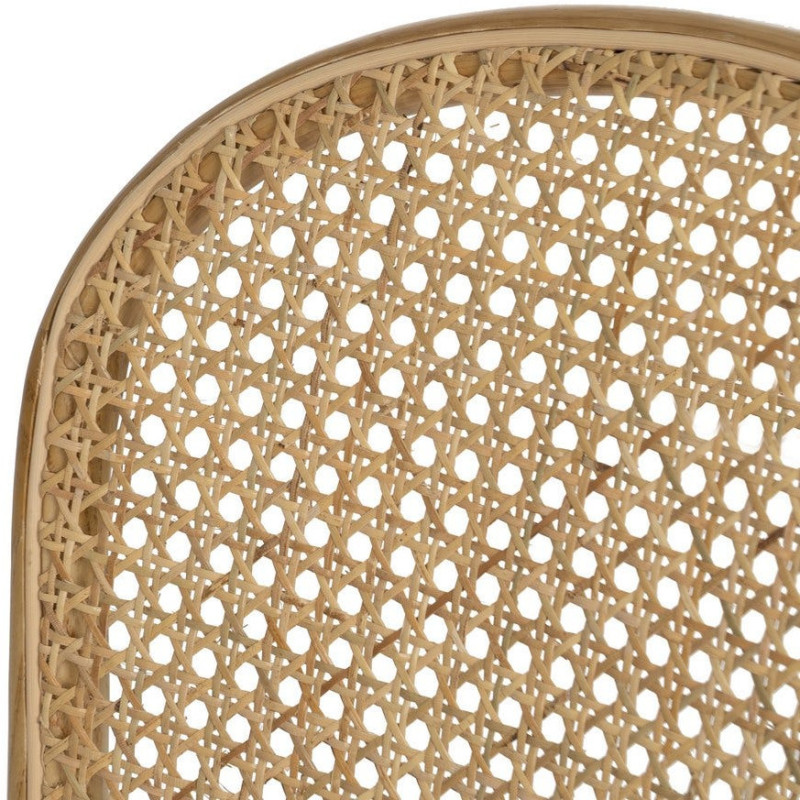 Chaise bistrot vintage en Bois Rotin Naturel Cannage Solina - 6