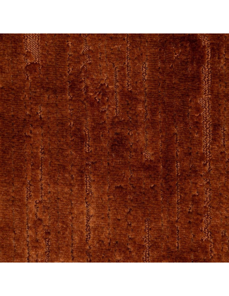 Fauteuil de table rétro chic en Velours Marron Côtelé Métal Noir Carden (Lot de 2) - 9