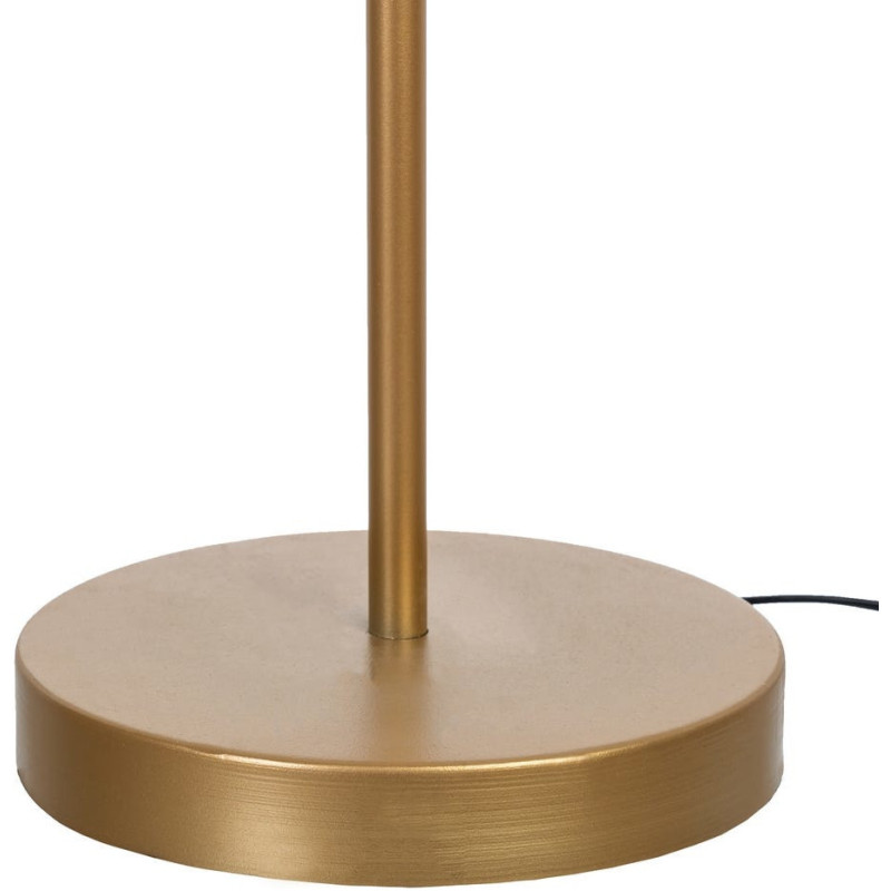 Lampe à poser style art déco années 20 Hauteur 50 cm en Métal Doré Avec franges Helian - 6