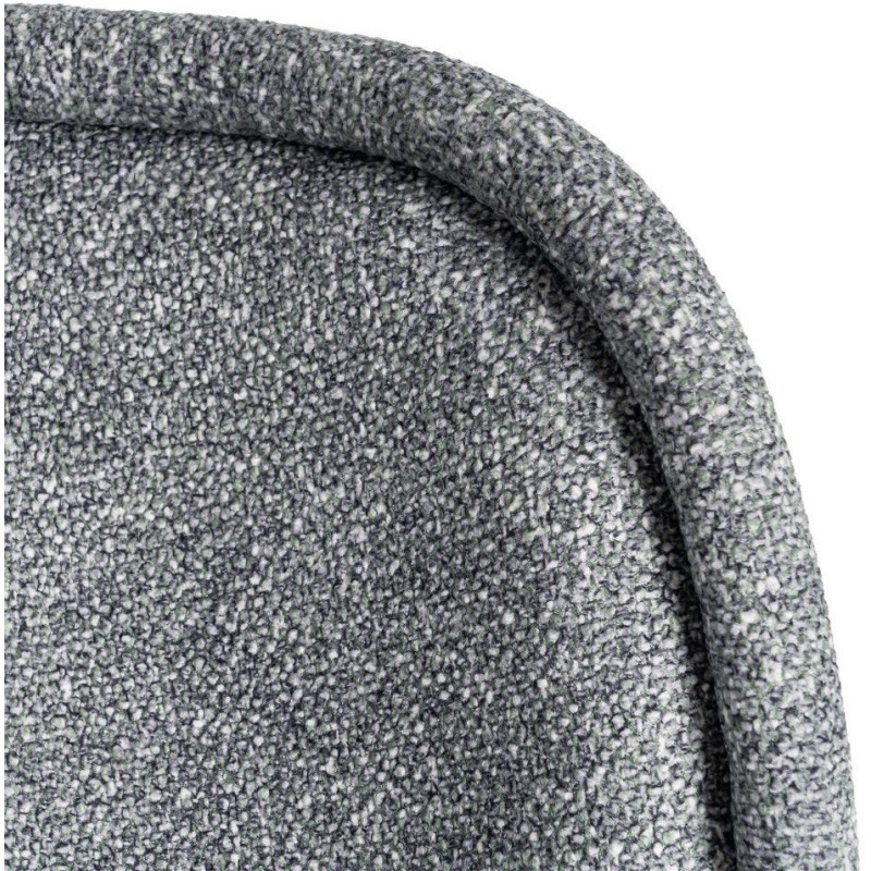 Chaise rétro dossier large en Tissu Vert Chiné Métal Noir Tiriel (Lot de 2) - 9