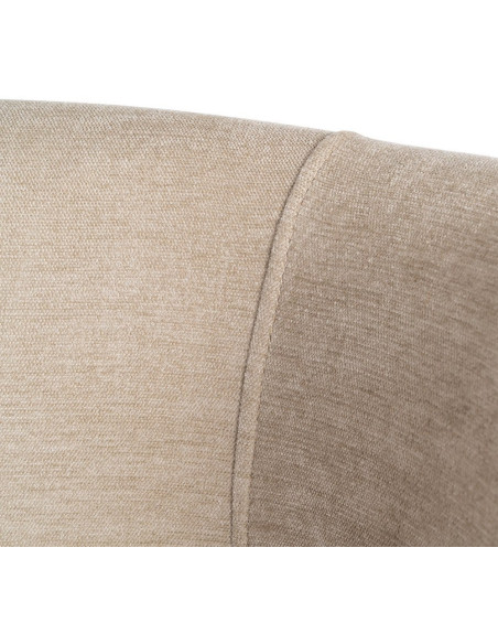 Chaise organique minimaliste en Tissu Vieux taupe Halina (Lot de 2) - 10