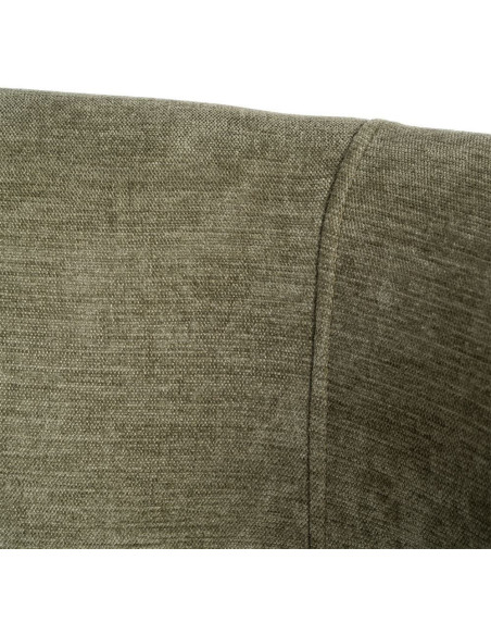 Chaise organique minimaliste en Tissu Vert Halina (Lot de 2) - 9