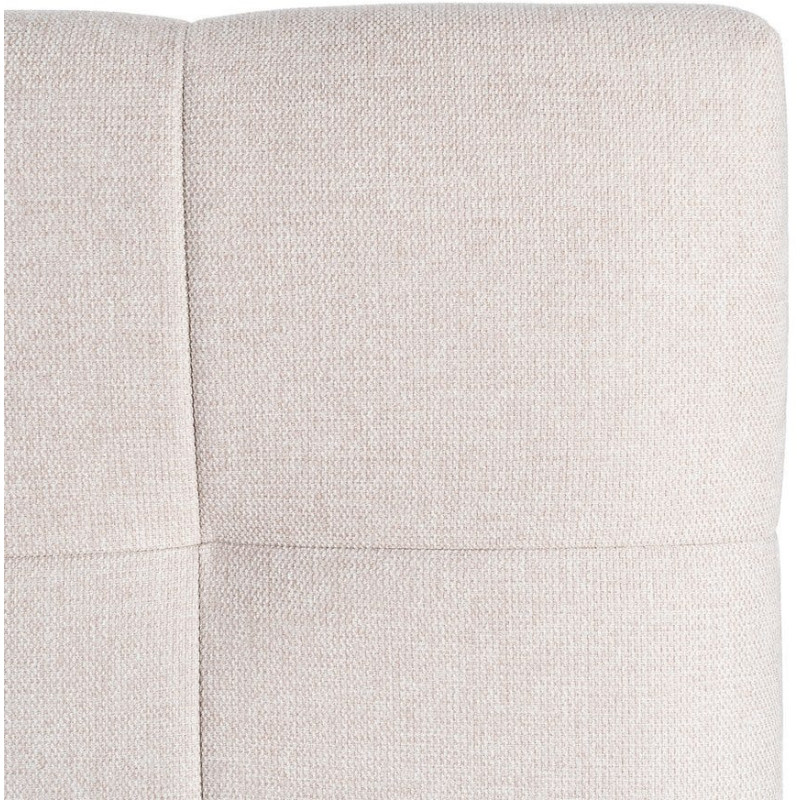 Tête de lit matelassée moderne chic 2 personnes 160x100 Tissu Beige Bois contreplaqué Renito - 3