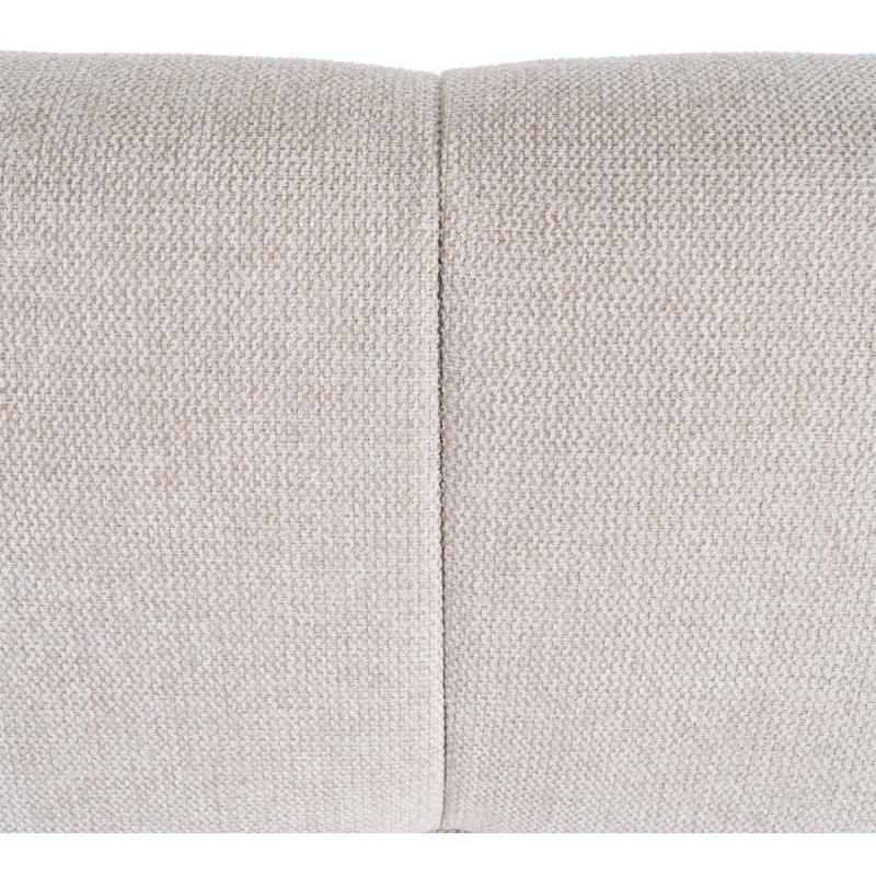 Tête de lit matelassée moderne chic 2 personnes 160x100 Tissu Beige Bois contreplaqué Renito - 5