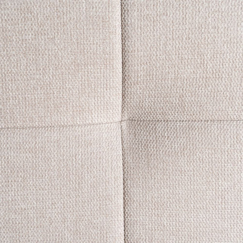 Tête de lit matelassée moderne chic 2 personnes 160x100 Tissu Beige Bois contreplaqué Renito - 6