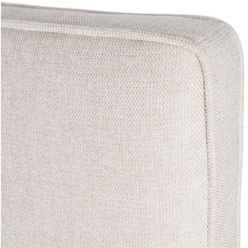Tête de lit moderne chic 2 personnes 160x100 Tissu Beige Bois contreplaqué Elrino - 6
