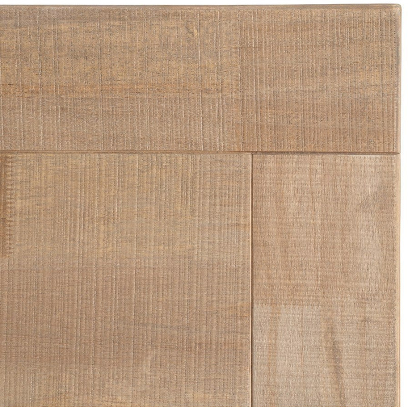 Grande Table à manger style campagne chic Rectangulaire 8 personnes en Bois d'hévéa Naturel Malvio - 5