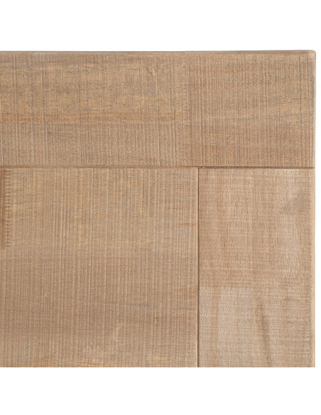 Grande Table à manger style campagne chic Rectangulaire 8 personnes en Bois d'hévéa Naturel Malvio - 5