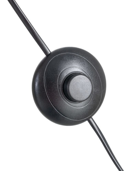 Grand Lampadaire Arc style années 60 Hauteur 197 cm en Métal Argenté Coton Blanc Marbre Noir Yaviel - 6