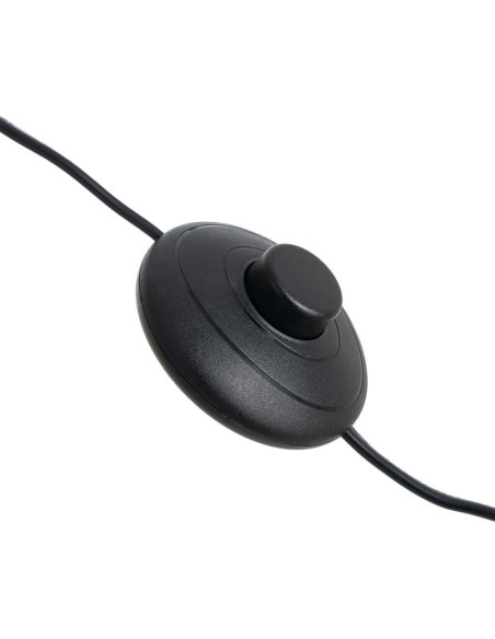 Grand Lampadaire bohème chic Hauteur 118 cm en Rotin Naturel Tressé Métal Enlian - 7