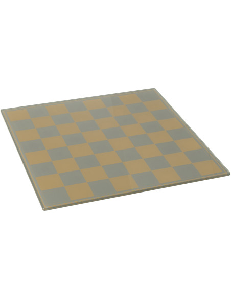 Grand Échiquier moderne chic 60 cm en Résine Doré Chekmat - 3