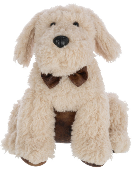 Grand Cale porte original Chien Hauteur 30 cm en Tissu Beige Waffi - 2