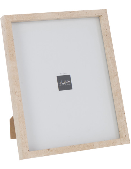Grand Cadre photo minimaliste Rectangulaire en Bois MDF Naturel Pour photo 20x25 cm Fauna - 1