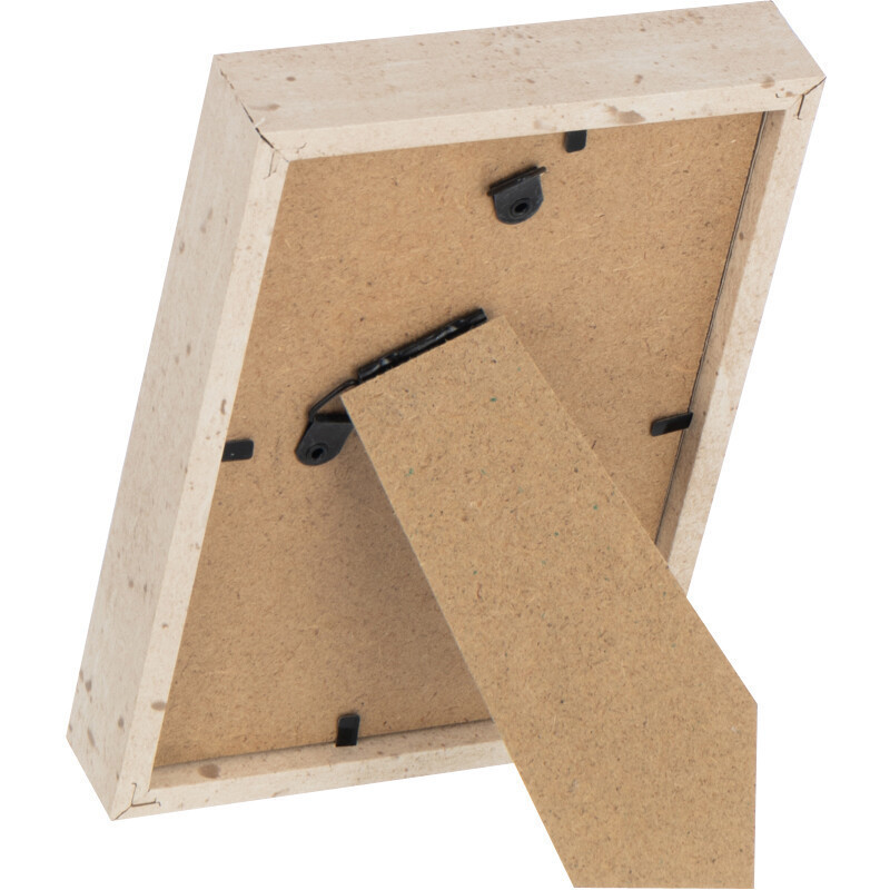 Petite Cadre photo minimaliste Rectangulaire en Bois MDF Naturel Pour photo 10x15 cm Fauna - 2