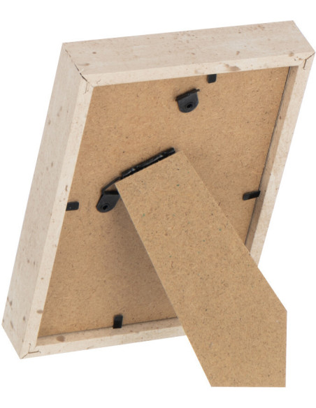 Petite Cadre photo minimaliste Rectangulaire en Bois MDF Naturel Pour photo 10x15 cm Fauna - 2
