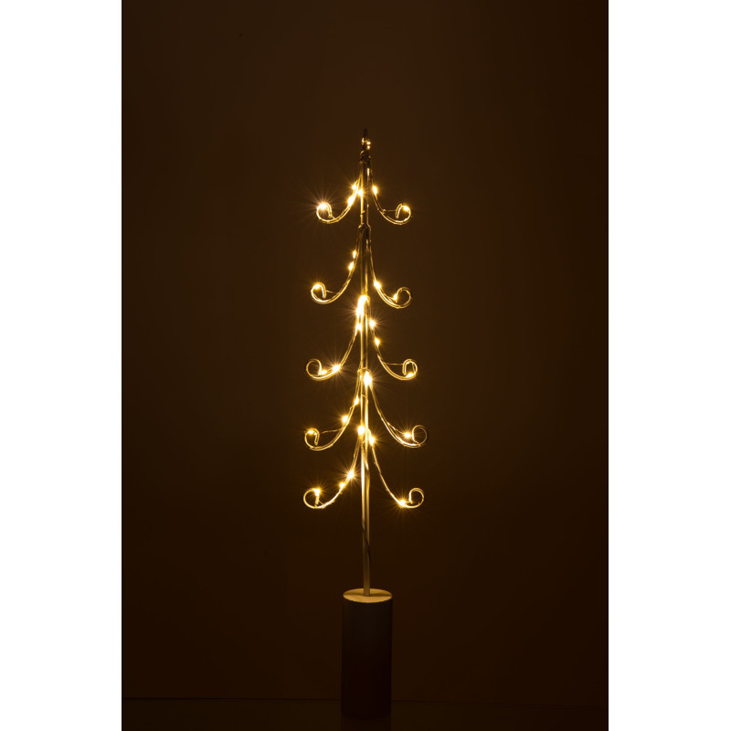 Grand Sapin de Noël XL déco design lumineux Hauteur 72 cm en Métal Blanc Treesmas - 3