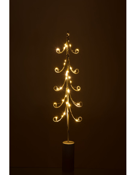 Grand Sapin de Noël XL déco design lumineux Hauteur 72 cm en Métal Blanc Treesmas - 3