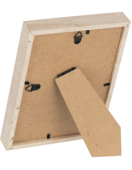 Cadre photo minimaliste Rectangulaire en Bois MDF Naturel Pour photo 13x18 cm Fauna - 3