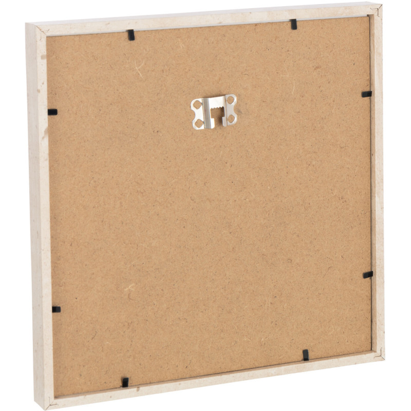 Cadre photo mural minimaliste Carré en Bois MDF Naturel Pour photo 25x25 cm Fauna - 2