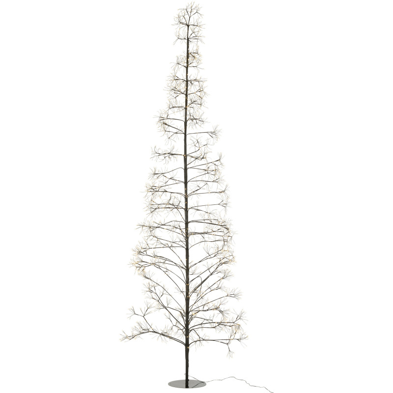 Grand Arbre lumineux déco XXL Hauteur 240 cm en Métal Noir Treelio - 1
