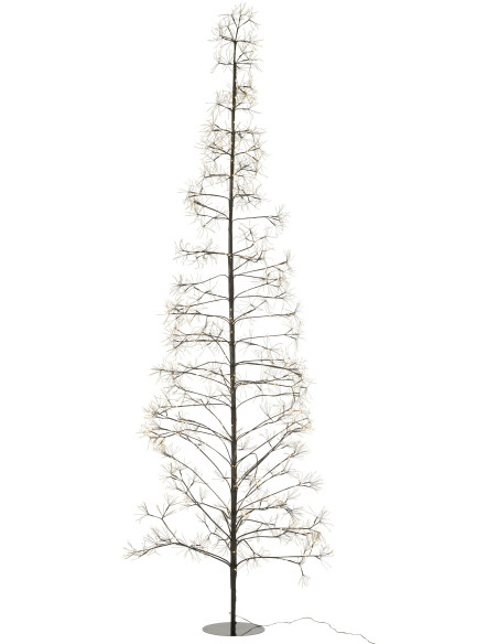 Grand Arbre lumineux déco XXL Hauteur 240 cm en Métal Noir Treelio - 1