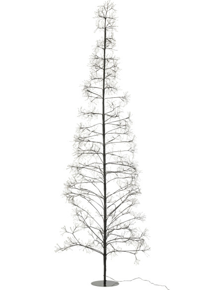Grand Arbre lumineux déco XXL Hauteur 240 cm en Métal Noir Treelio - 2