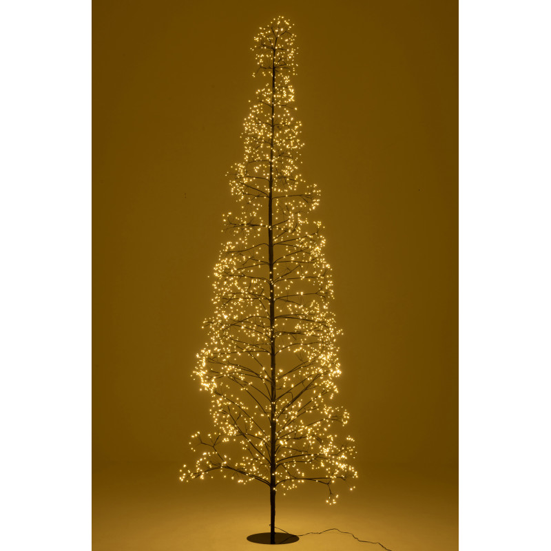 Grand Arbre lumineux déco XXL Hauteur 240 cm en Métal Noir Treelio - 3