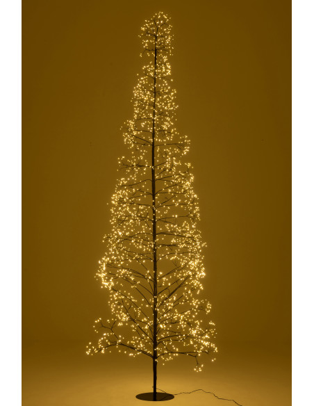 Grand Arbre lumineux déco XXL Hauteur 240 cm en Métal Noir Treelio - 3