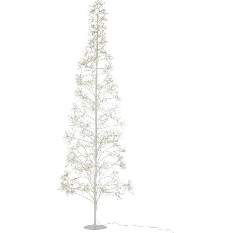 Grand Arbre lumineux déco XXL Hauteur 240 cm en Métal Blanc Treelio - 2