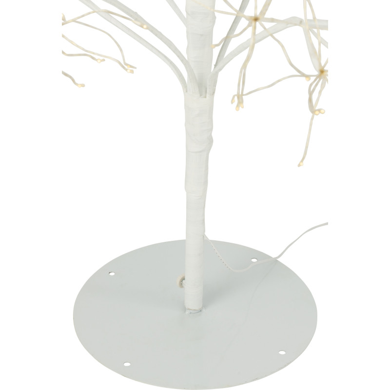 Grand Arbre lumineux déco XXL Hauteur 240 cm en Métal Blanc Treelio - 4