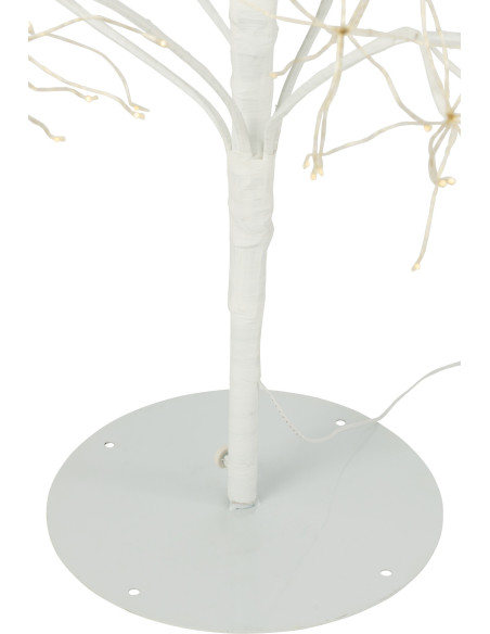 Grand Arbre lumineux déco XXL Hauteur 240 cm en Métal Blanc Treelio - 4