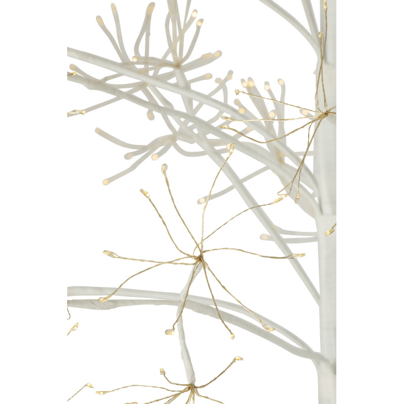 Grand Arbre lumineux déco XXL Hauteur 240 cm en Métal Blanc Treelio - 5