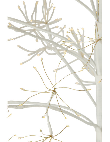 Grand Arbre lumineux déco XXL Hauteur 240 cm en Métal Blanc Treelio - 5